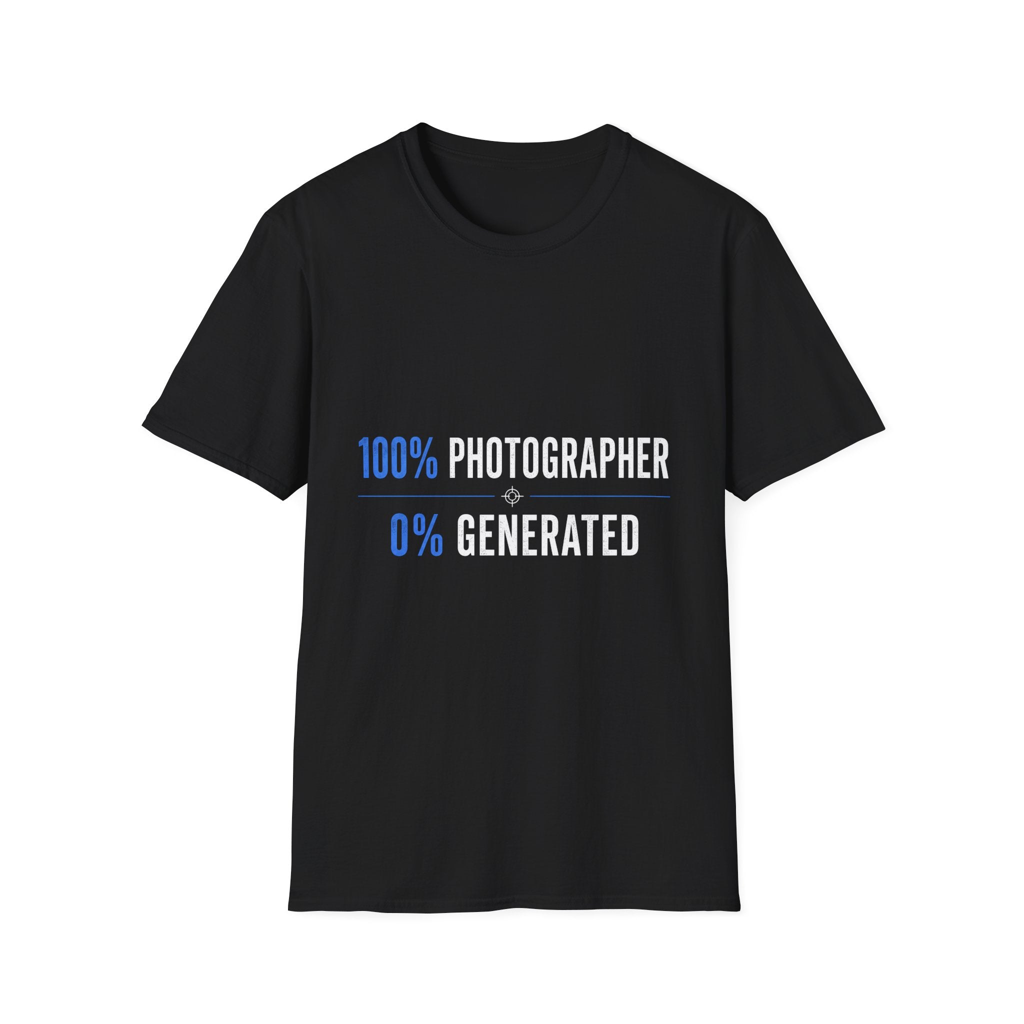 100% Photographer, 0% AI T-Shirt