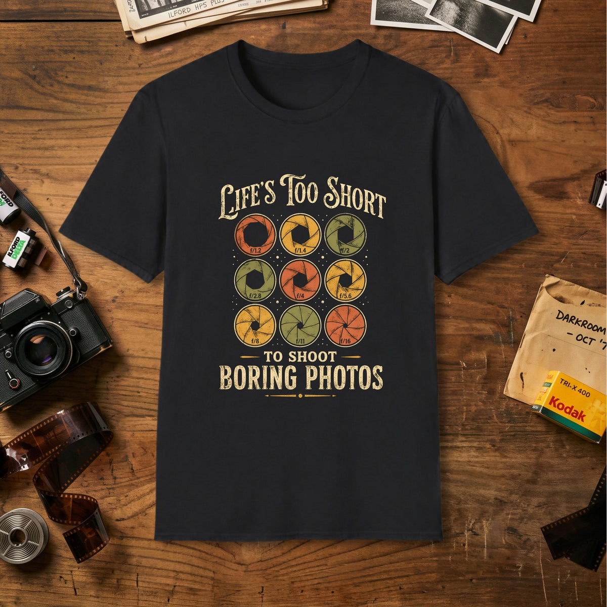 Life’s Too Short Camera Shirt