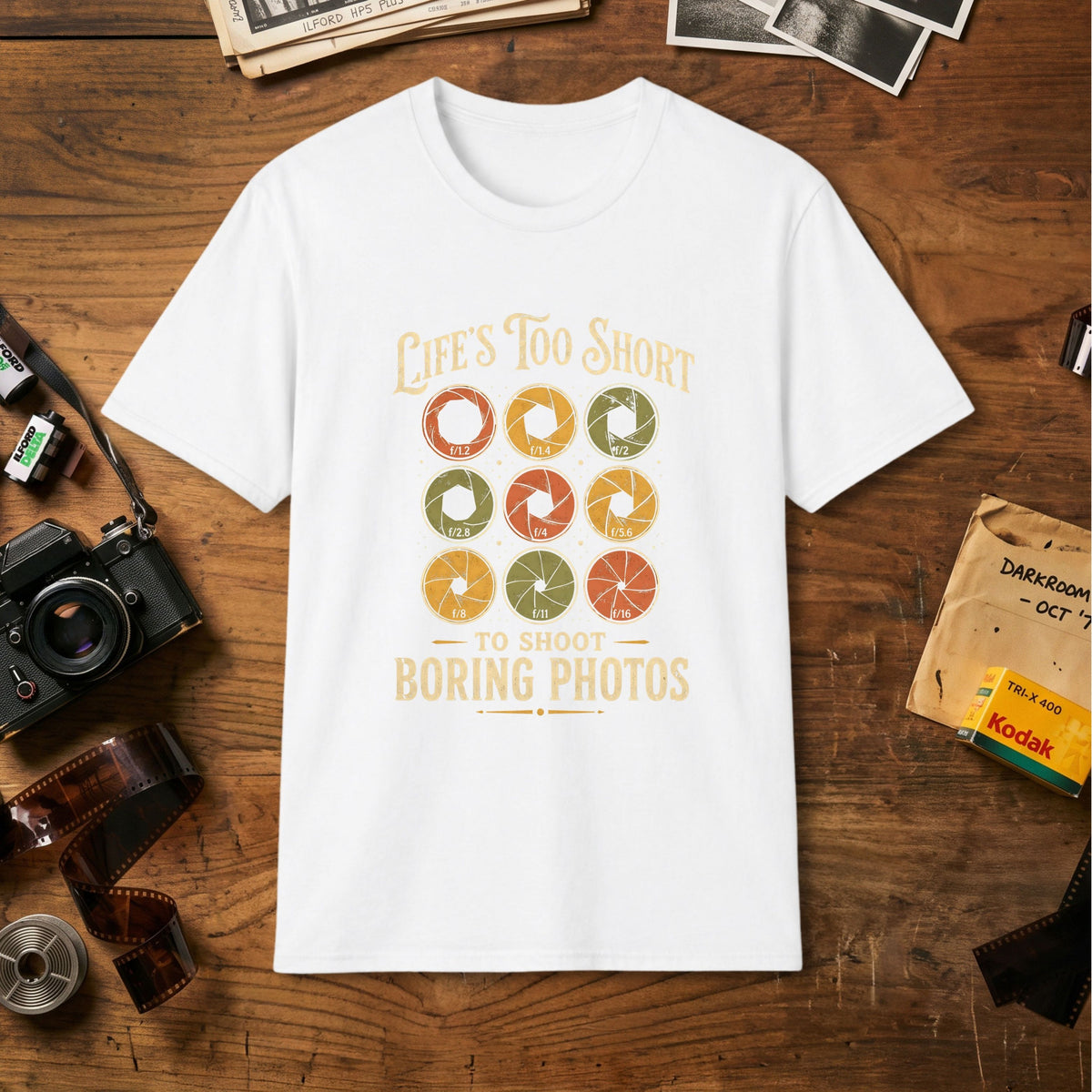 Life’s Too Short Camera Shirt