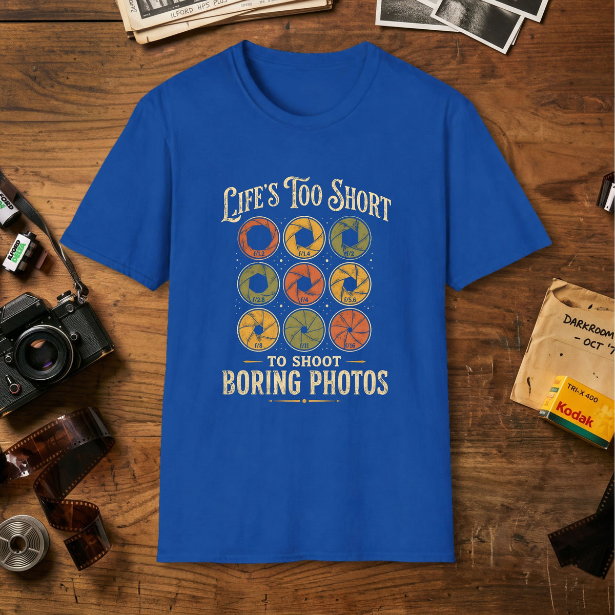 Life’s Too Short Camera Shirt