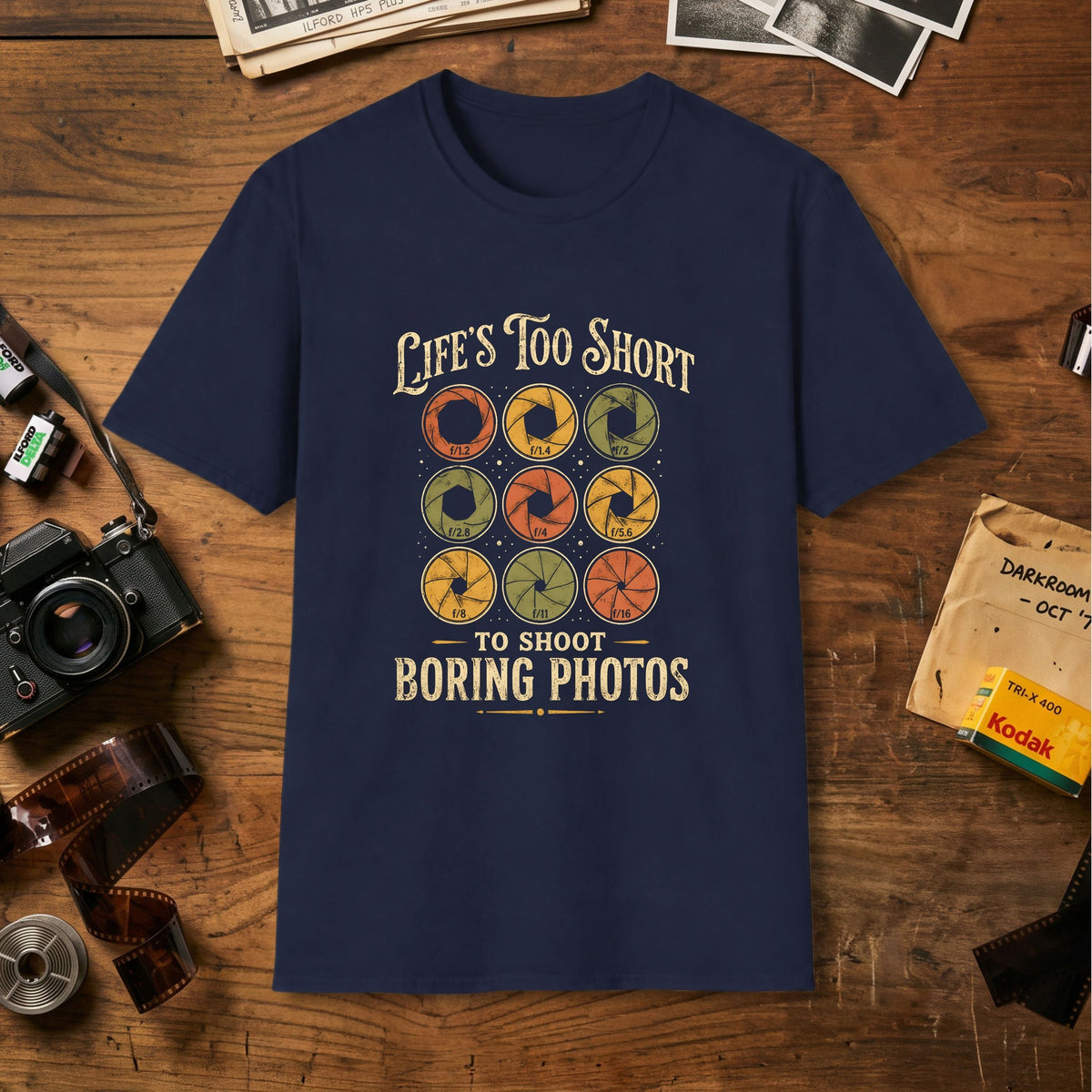 Life’s Too Short Camera Shirt