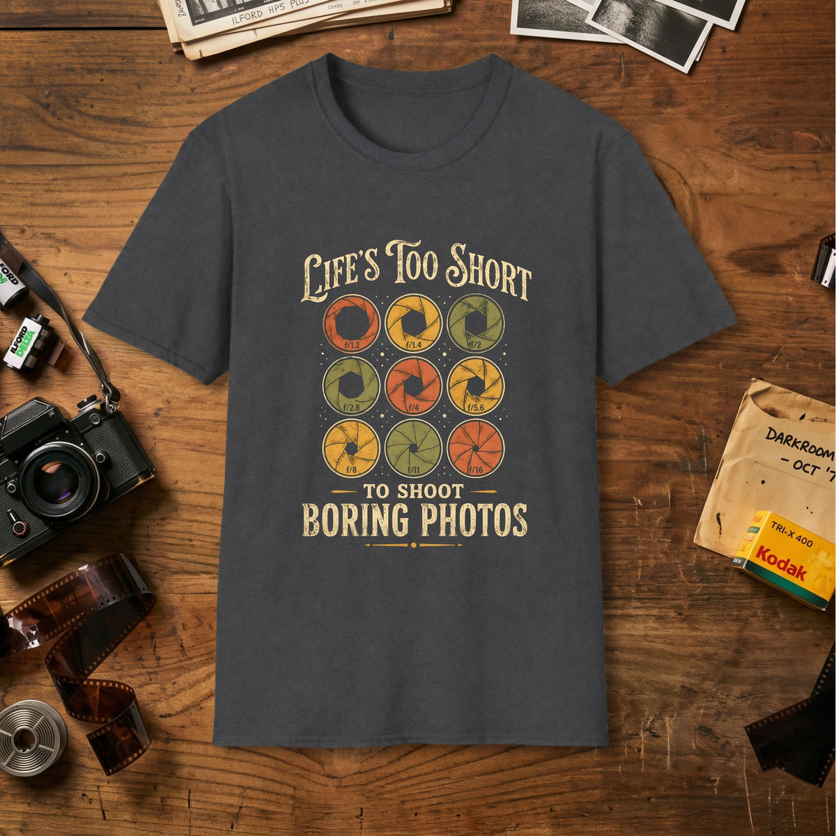 Life’s Too Short Camera Shirt