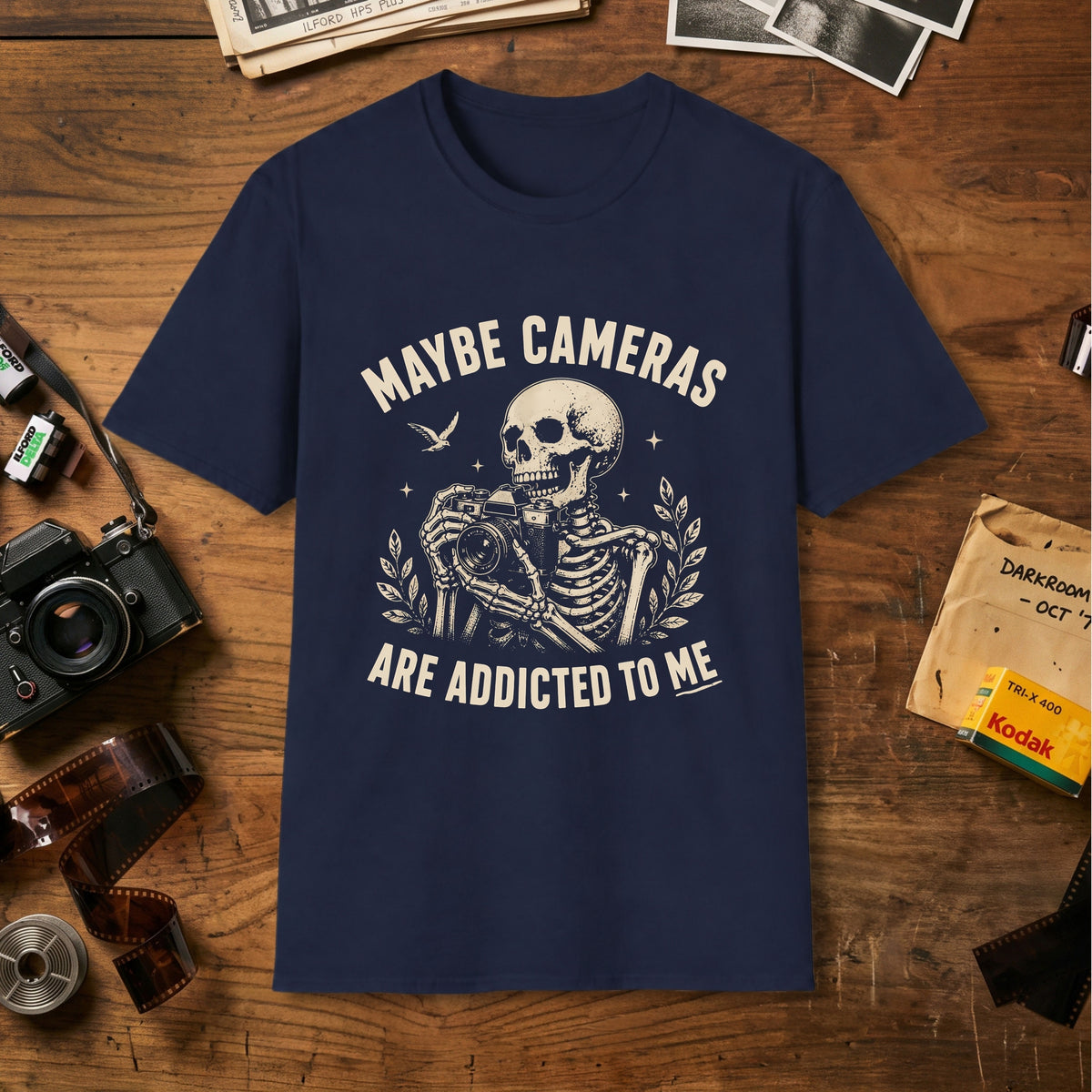 Maybe Cameras Are Addicted To Me T-Shirt