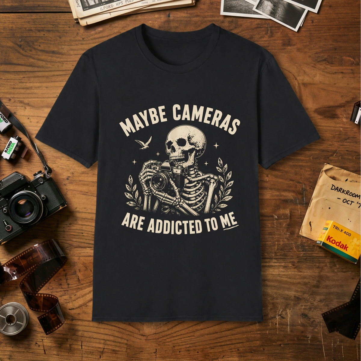 Maybe Cameras Are Addicted To Me T-Shirt