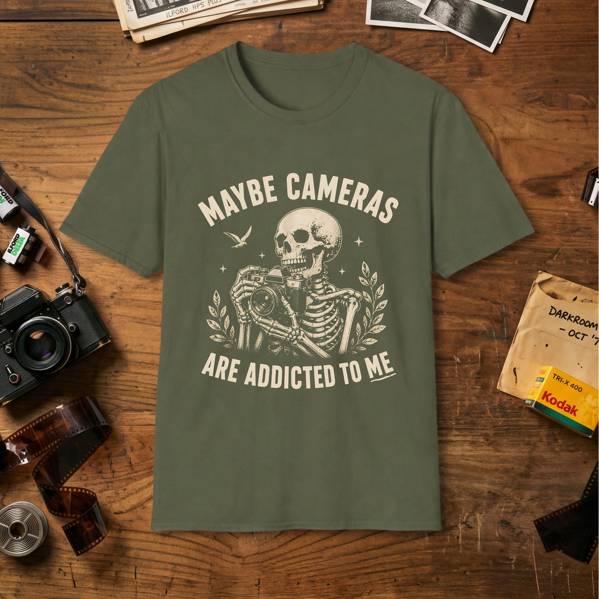 Maybe Cameras Are Addicted To Me T-Shirt