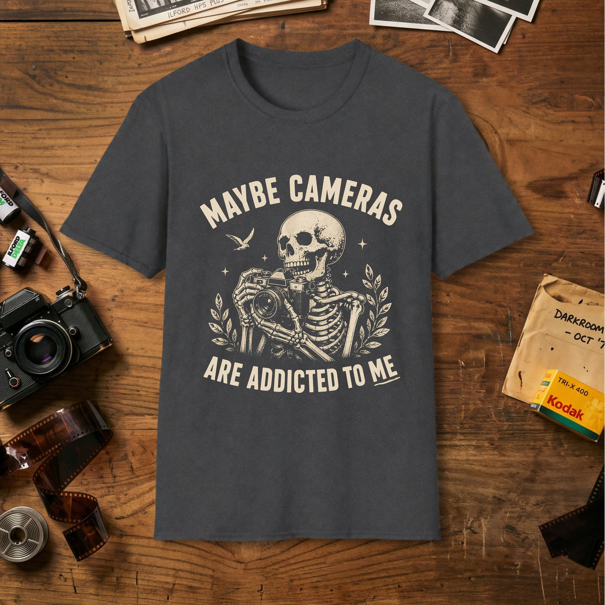 Maybe Cameras Are Addicted To Me T-Shirt