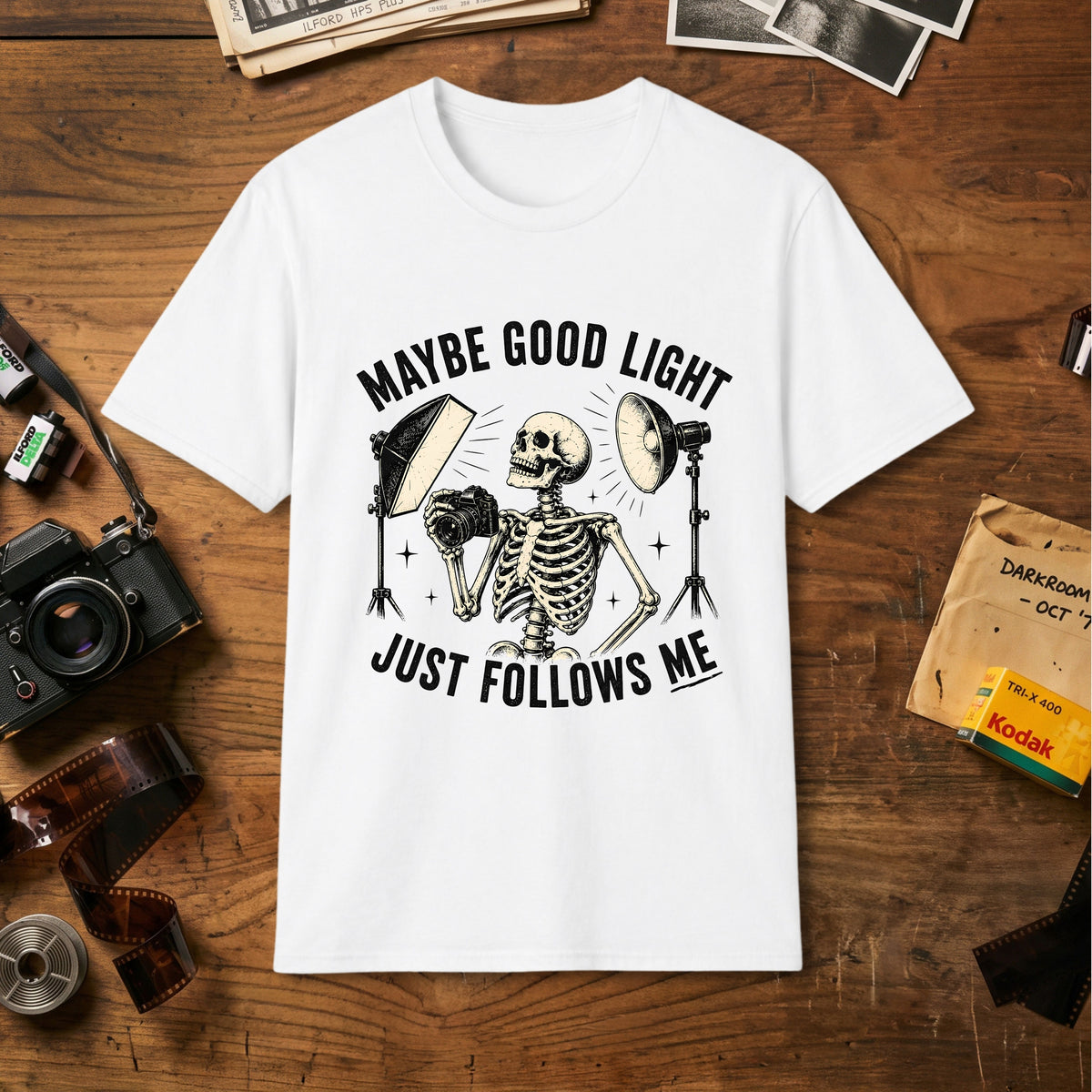 Maybe Good Light Just Follows Me T-Shirt