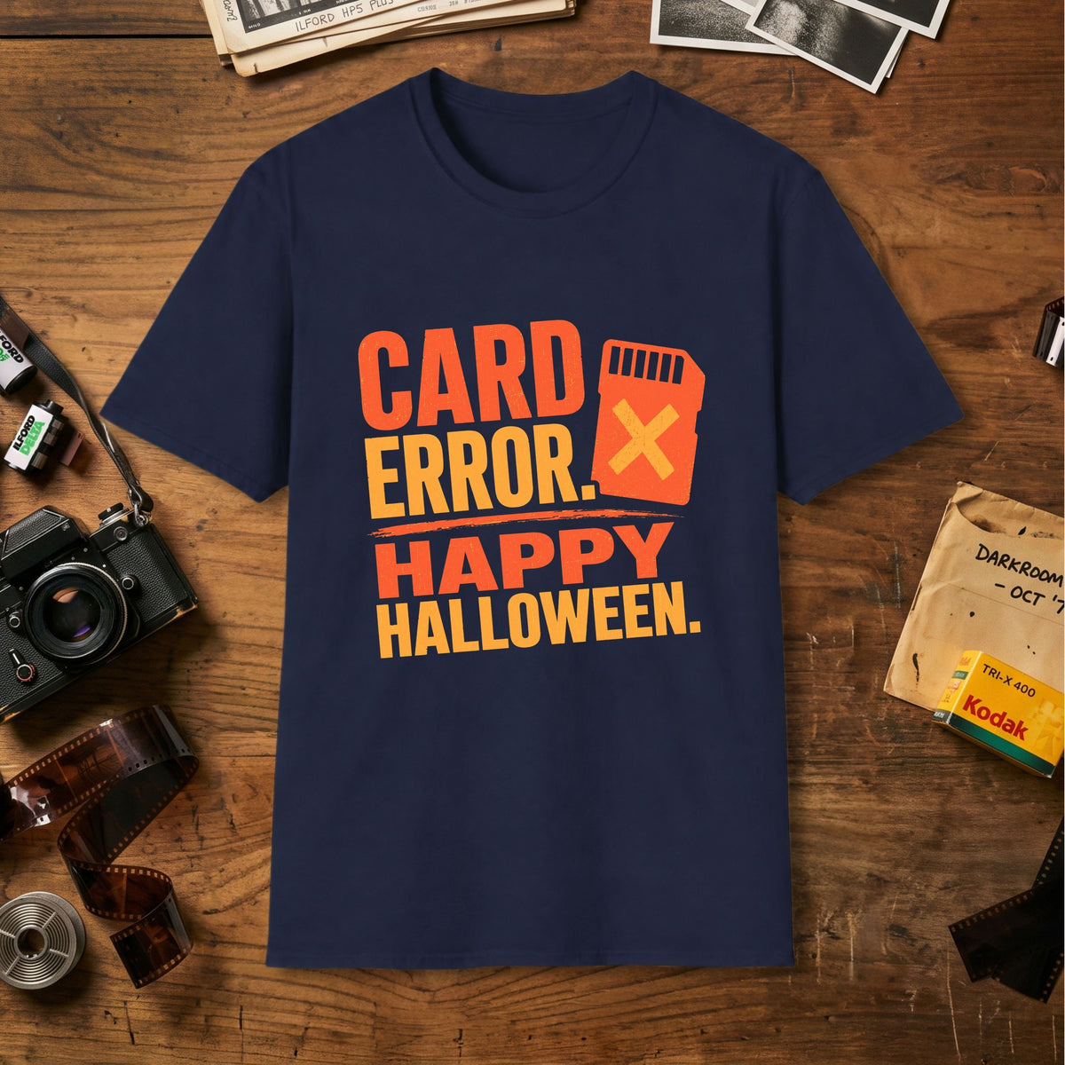 Card Error Halloween T‑Shirt
