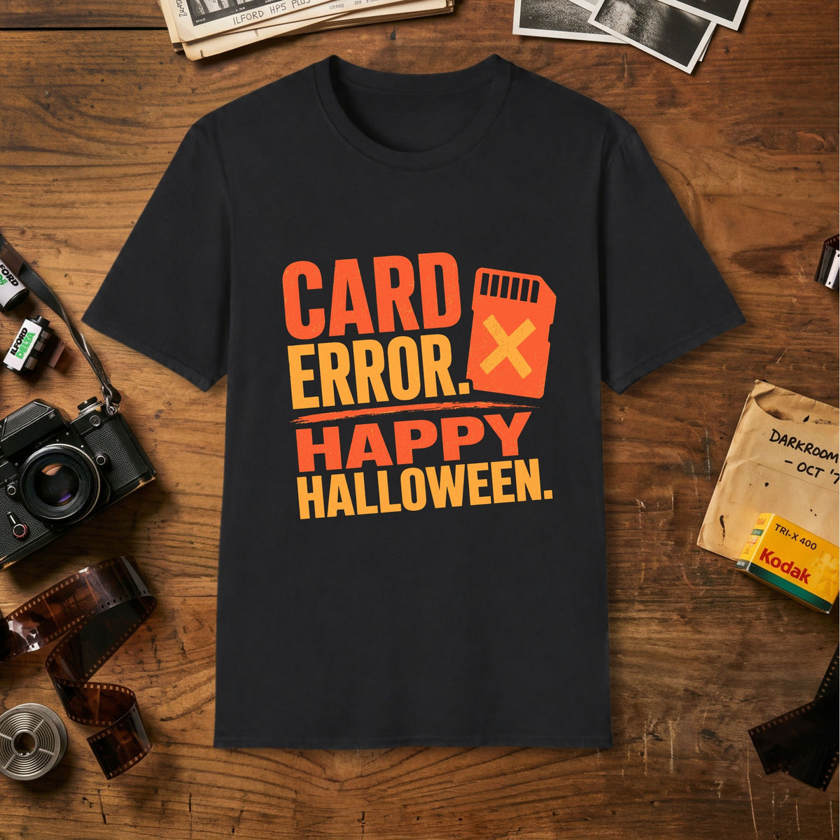 Card Error Halloween T‑Shirt