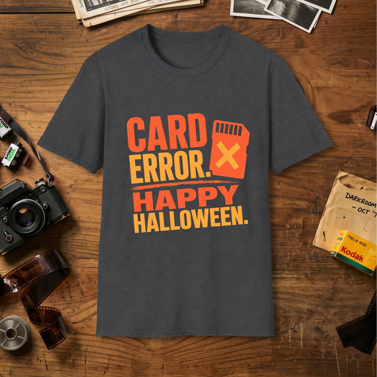 Card Error Halloween T‑Shirt