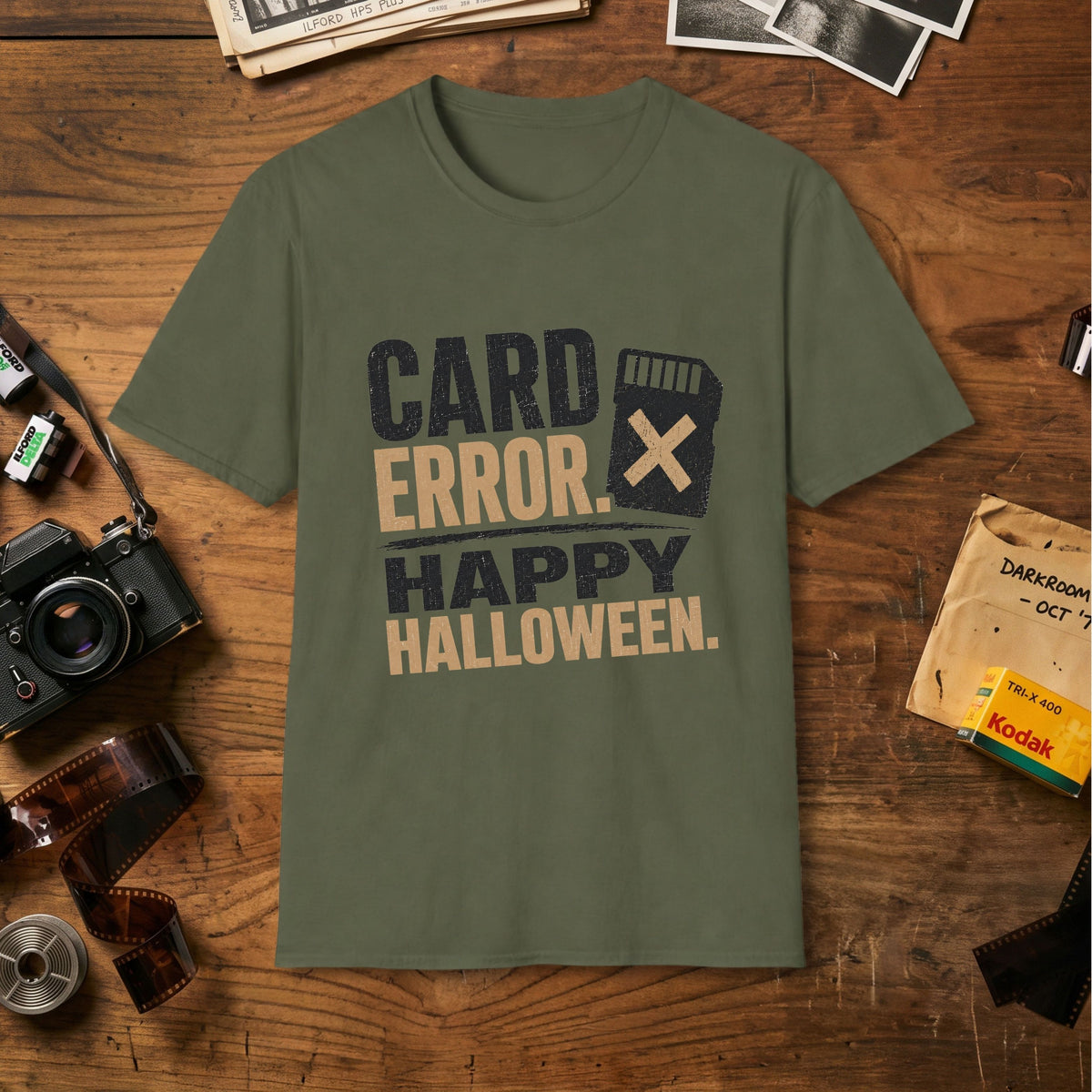 Card Error Halloween T‑Shirt