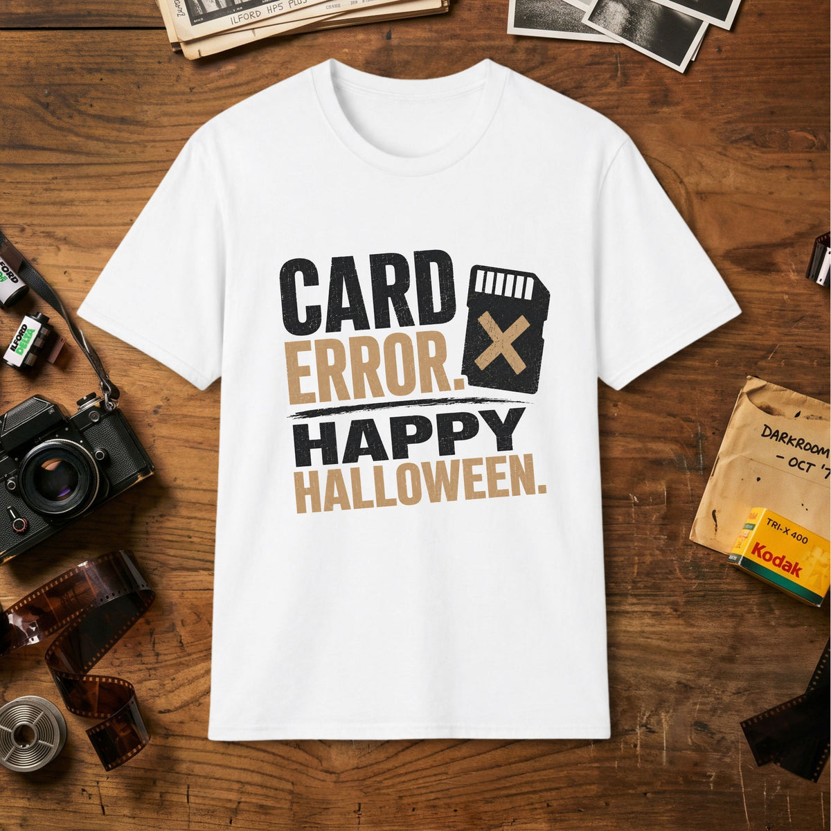 Card Error Halloween T‑Shirt
