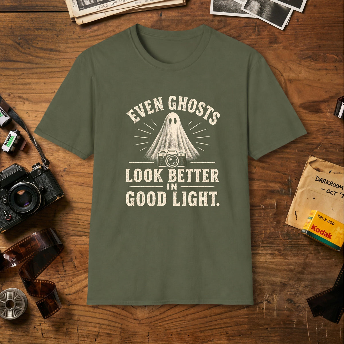 Even Ghosts Look Better in Good Light T-Shirt