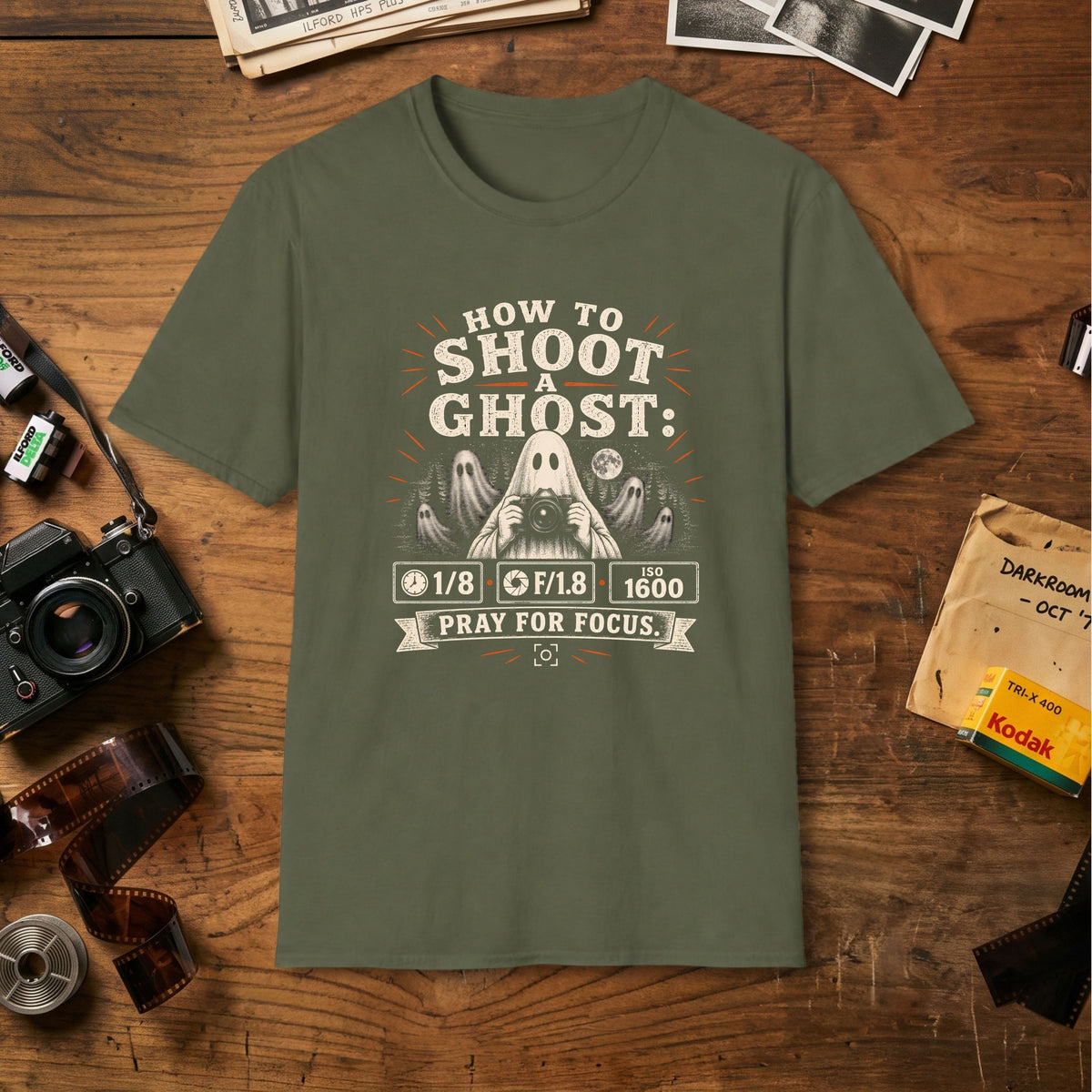 How to Shoot a Ghost T-Shirt