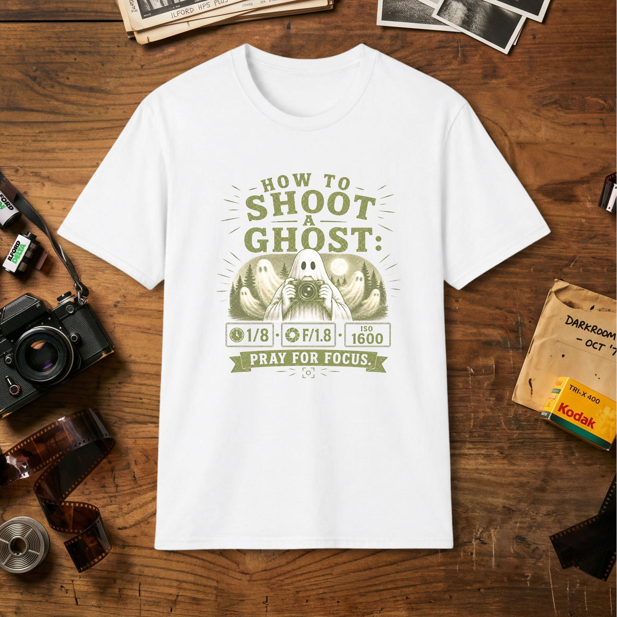How to Shoot a Ghost T-Shirt