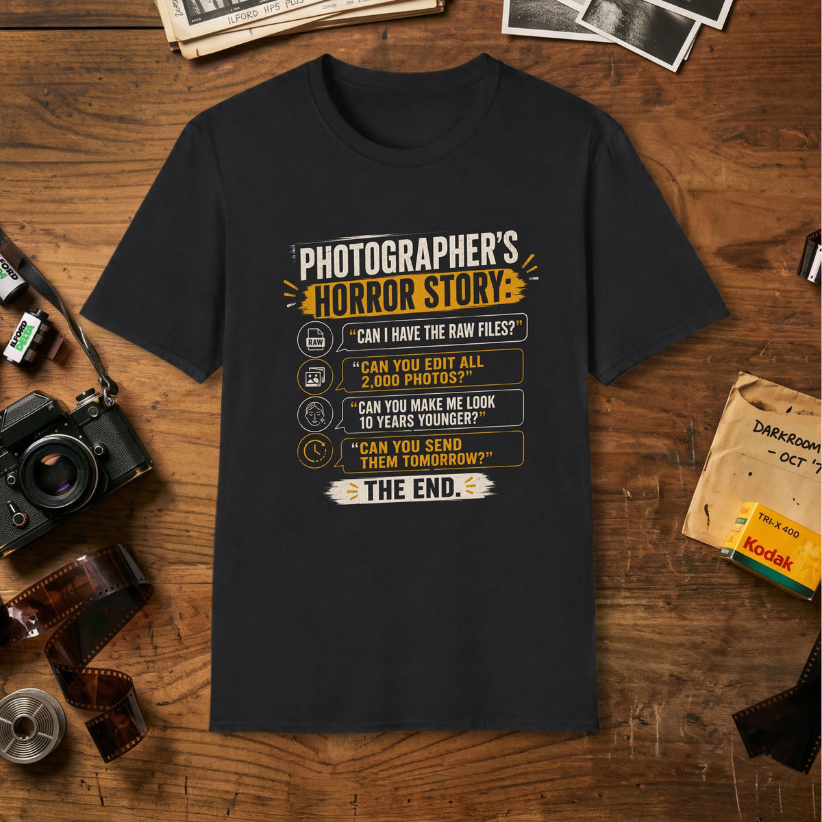 Photographer's Horror Story T-Shirt