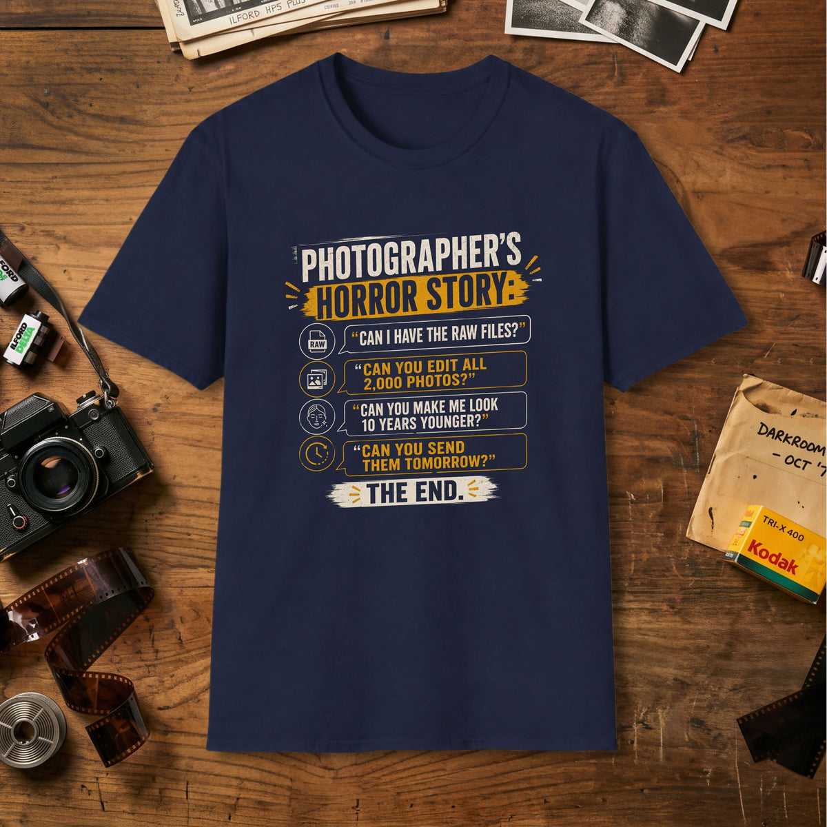 Photographer's Horror Story T-Shirt