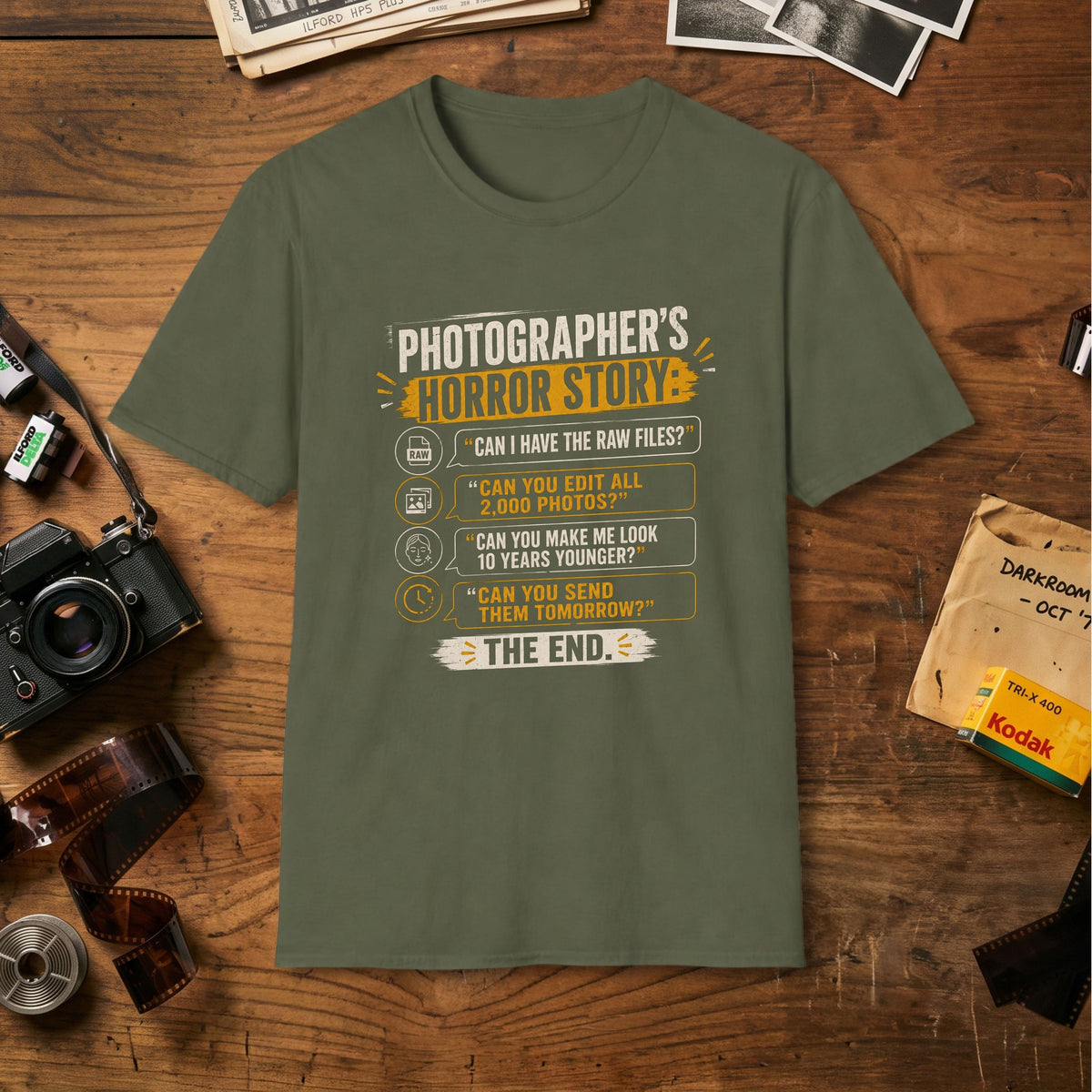 Photographer's Horror Story T-Shirt