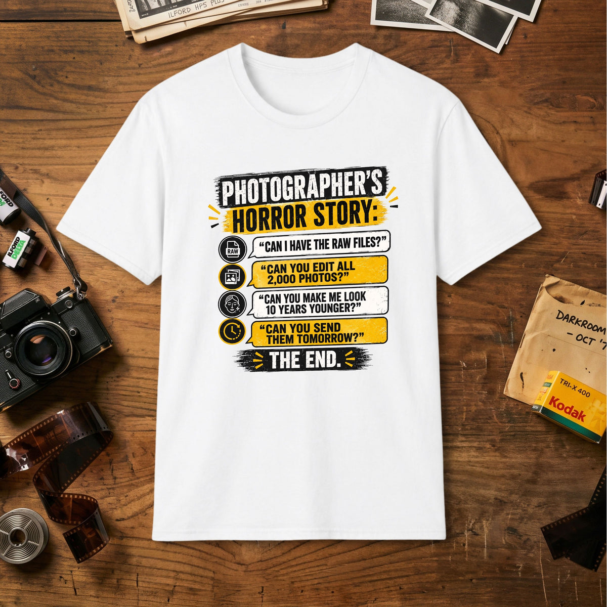 Photographer's Horror Story T-Shirt