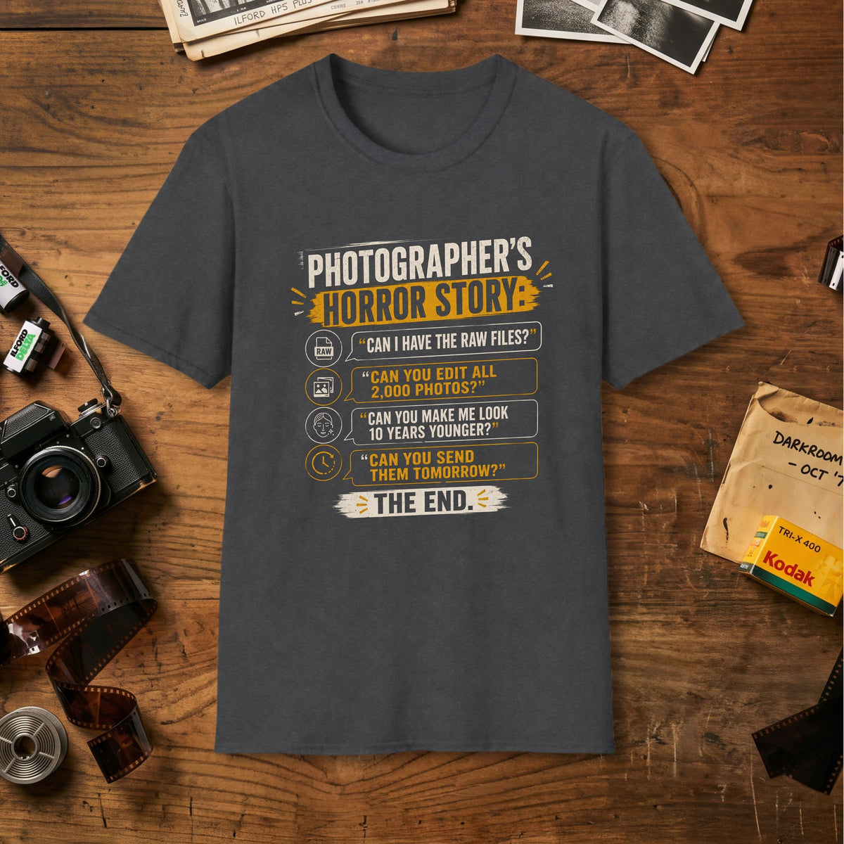 Photographer's Horror Story T-Shirt