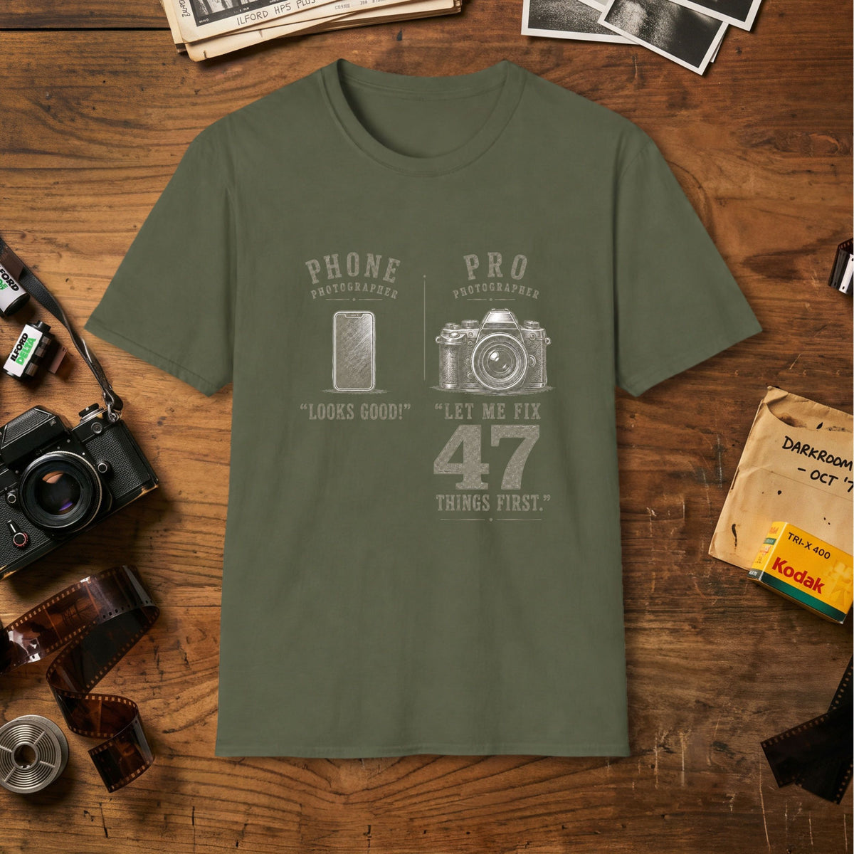 Phone Photographer / Pro Photographer T-Shirt