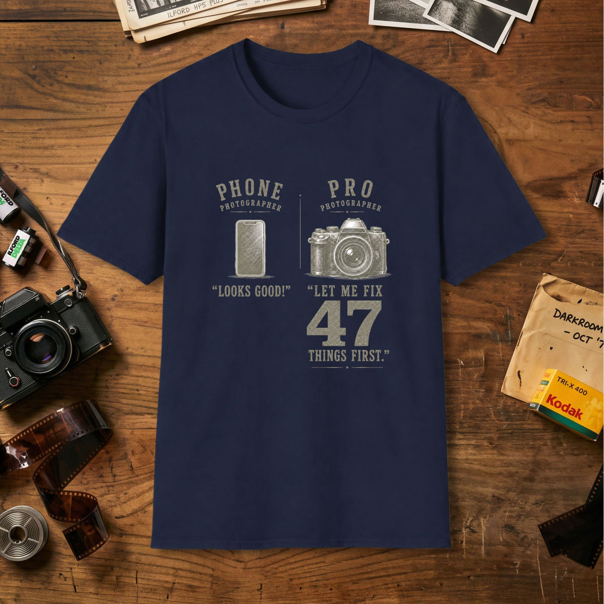 Phone Photographer / Pro Photographer T-Shirt